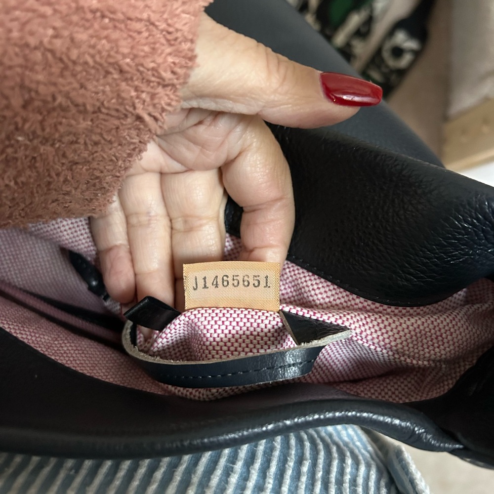 Dooney & Bourke Lucca Black Leather Logo Lock Hobo Bag 🆕 - Picture 15 of 16